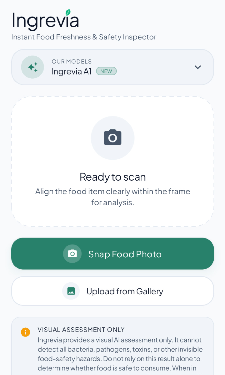 Ingrevia Home and History Screen
